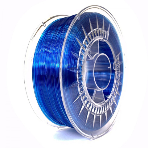 Filament Devil Design 1.75 mm PETG Super blue transparent