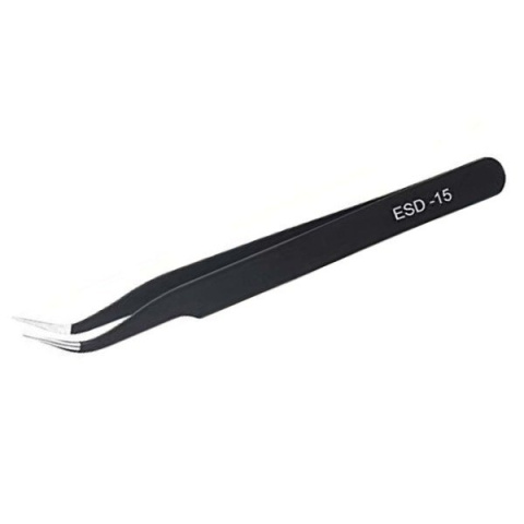 Pęseta ESD-15 zgięta 45 stopni
