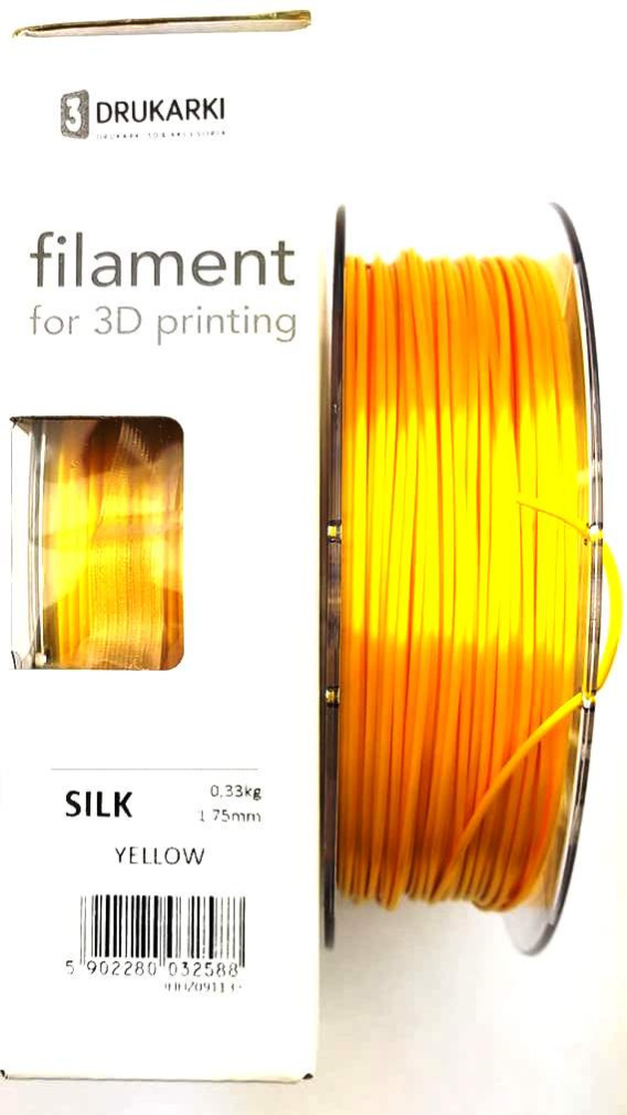 SILK Devil Design Filament 1.75 mm 0,33kg Yellow