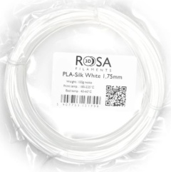ROSA3D Filaments PLA Silk 1.75mm 100g White