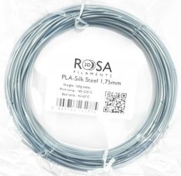 ROSA3D Filaments PLA Silk 1.75mm 100g Steel