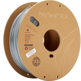Filament Polymaker PolyTerra PLA 1,75mm 1kg Fossil Grey